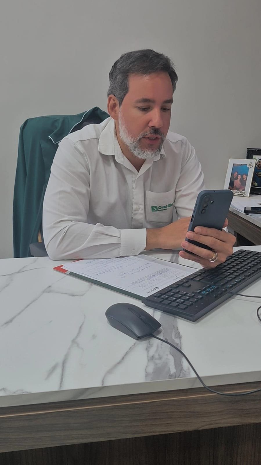 Recepção da clínica Oral Sin